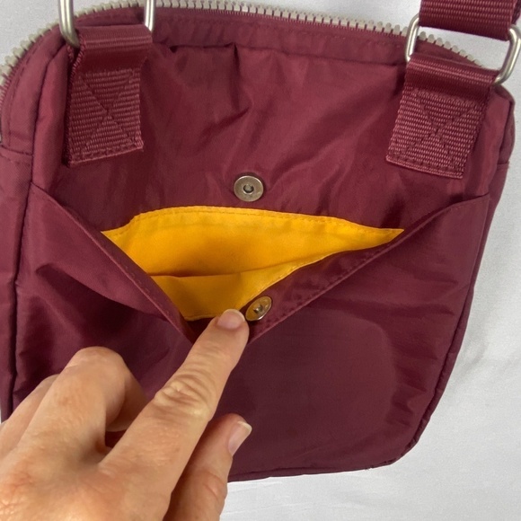 BAGGALLINI Bag Special Edition Prance Crossbody Burgundy Nylon Small - Picture 11 of 16